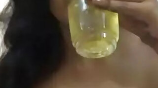 Video of a drunk Mumbai girl with two cocks