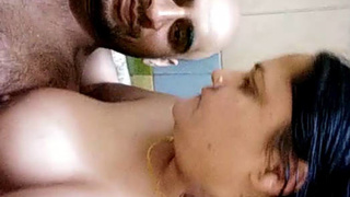 An Indian couple engages in nude dancing and breast sucking