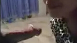 Horny teenager Desi sucks dick, worshipping
