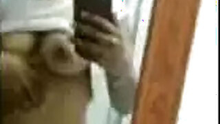 Desi Indian woman shows her boobs