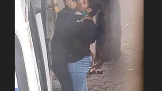 Passionate encounter in the great outdoors