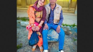 Indian middle-aged couple engages in sexual activity
