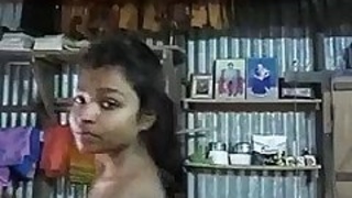 Steamy maid indulges in a live rendezvous with a lover