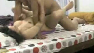 Indian mature wife's intimate video featuring bhabi