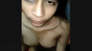 Adorable Bengali woman engages in sexual activity