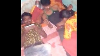 Shared pleasure of a married woman with her friend
