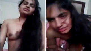 Sunday Hot Look Indian college student Gives blowjob and gets rid of lover's dick