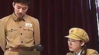 Army man gets his slaves pipe pleasure