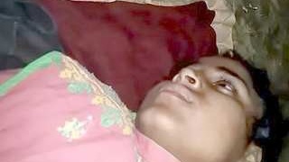 Desi wife's sensual lovemaking in the moonlit village