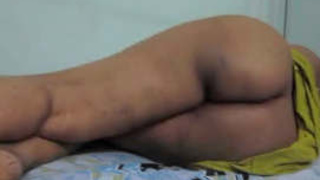 Indian wife sleeps unclothed: intimate home video