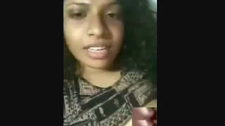 Indian beauty seduces with her breasts and intimate area on VK
