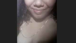 Village wife flaunts her wet pussy and breasts in explicit videos