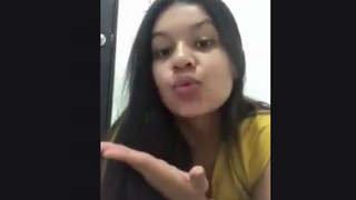 Indian woman displaying her buttocks