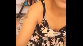 Tango dancing couple in a steamy encounter