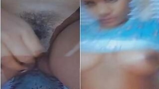Cute Indian Desi Shows Her Tits and Pussy Part 1