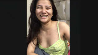 Seductive Indian woman performs oral sex