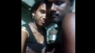 Indian village wife gives oral pleasure to her spouse